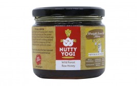Nutty Yogi Wild Forest Raw Honey  Glass Jar  400 grams